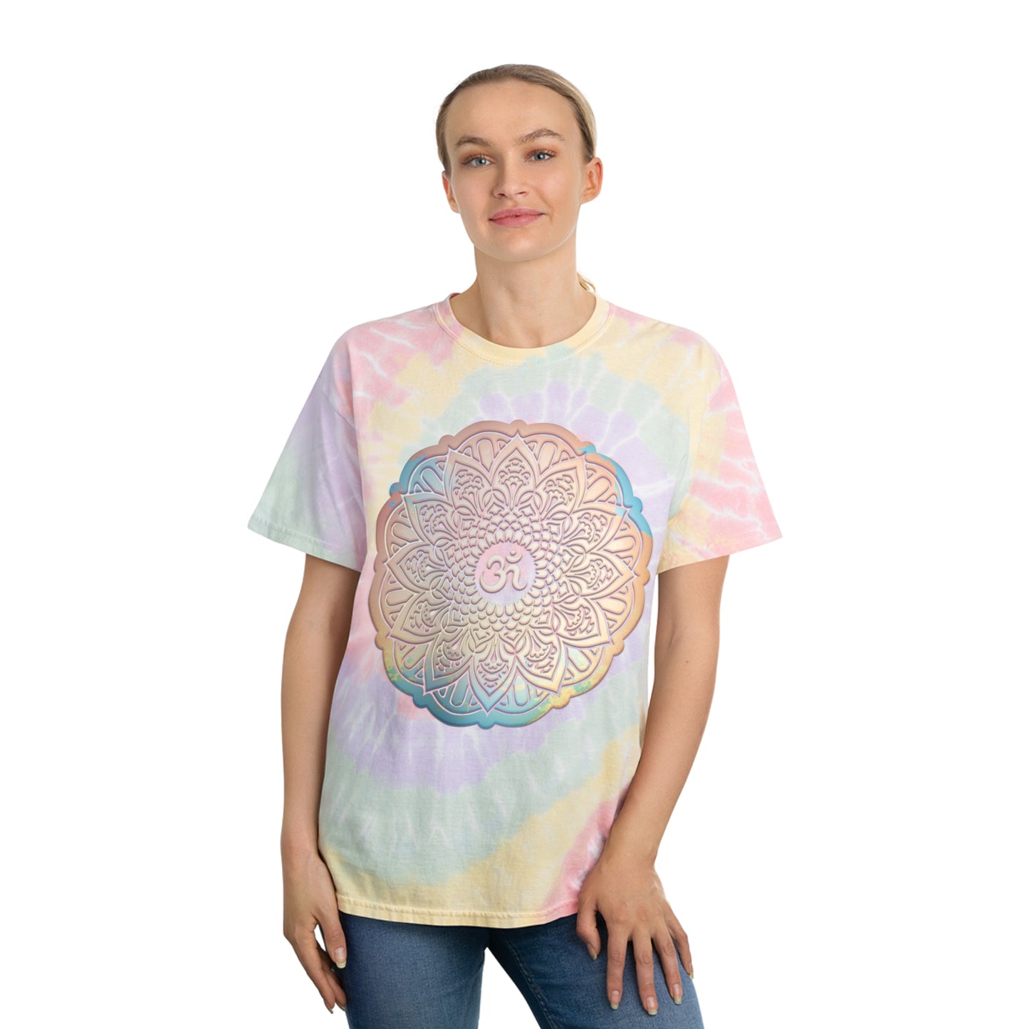 OM Mandala on Tie Die